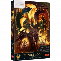 Puzzle TREFL Premium Plus Gra o tron: Ród smoka 1000 elementów