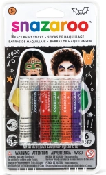 Zestaw kolorów do twarzy i ciała w sztyftach Halloween