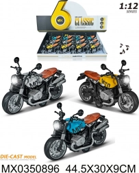 Motocykl 1:12 ze światłem i dźwiękiem