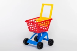 Wózek zakupowy – czerwony