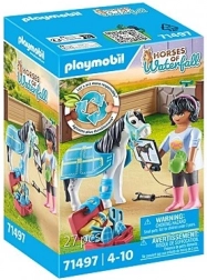 Playmobil Horses of Waterfall hipoterapeutka – zestaw do pielęgnacji koni