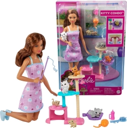 Barbie opiekunka kociąt Kitty Condo – zabawa ze zwierzątkami od MATTEL
