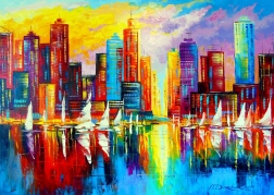 Puzzle Wieczór w Nowym Jorku 1000 elementów