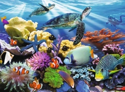 Puzzle Ravensburger Życie w oceanie 200 kawałków