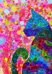 Puzzle Włóczący się kot 1500 elementów ENJOY