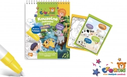 Magiczne malowanie wodą – blok, 4 arkusze – Zwierzątka