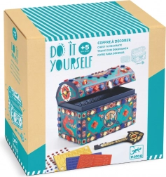 DJECO Zestaw plastyczny Skrzynia na skarby