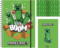Liniowany blok z motywem Minecraft