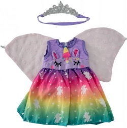 Ubranko dla lalki z jednorożcem 40–43 cm