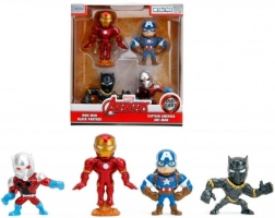 Zestaw metalowych figurek MARVEL AVENGERS 6 cm – 4 szt.