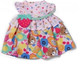 Baby born sukienka z owocowym motywem dla lalek 43 cm