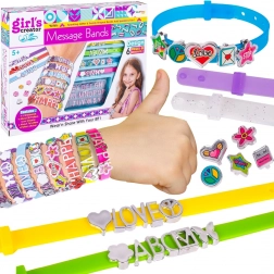 Zestaw do tworzenia bransoletek z napisami