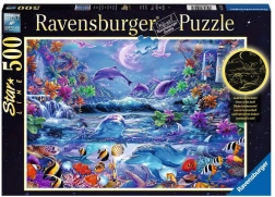 RAVENSBURGER puzzle świecące w ciemności – magiczny świat 500 elementów