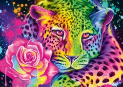 Puzzle SCHMIDT Leopard Neon 1000 elementów