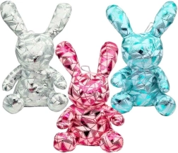 Błyszczący pluszowy króliczek