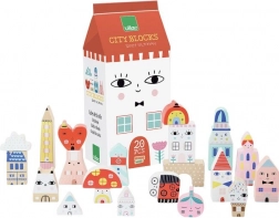 Drewniane klocki Kamienica miejska