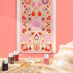 Malowanie na jedwabiu – kreatywny zestaw DJECO Atelier