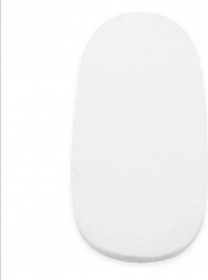 Frotte nieprzemakalne prześcieradło do wózka z gumką NEW BABY 35 × 75 cm białe