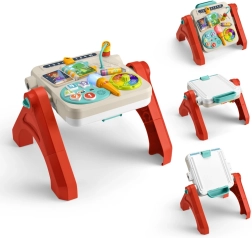 Fisher-Price Ucz się i śmiej się! stolik edukacyjny i sztaluga 4 w 1