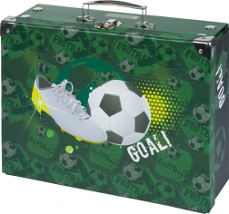 Składany szkolny kufer z motywem piłkarskim BAAGL