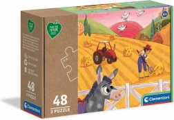 Puzzle CLEMENTONI Play for Future – Zwierzęta na farmie 3×48 elementów