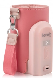 Bezprzewodowy podgrzewacz do butelek Thermup Go Evo Coral Pink