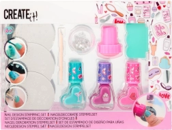 Zestaw do stempli do paznokci z płytkami