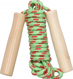 Skakanka z drewnianą rączką 250 cm