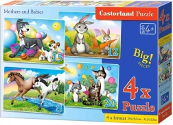 Castorland puzzle Zwierzęce mamy i młode