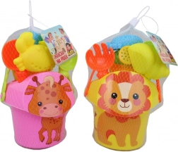 Zestaw do piasku ze zwierzątkiem 7 szt.