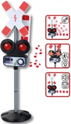 Kolejowe rogatki ze światłem i dźwiękiem dla dzieci