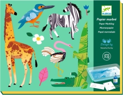 kreatywny zestaw do marmurkowania DJECO – zwierzęta