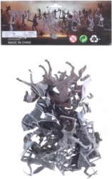 Rycerze w woreczku – plastikowy zestaw rycerzy i koni