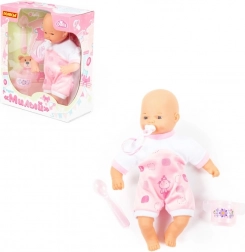 Laleczka z smoczkiem – miękkie ciałko 28 cm