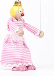 Gerlich drewniana marionetka księżniczka Ania