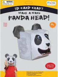 Fiesta Crafts Zestaw kreatywny 3D maska ​​panda