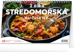 Kalendarz biurkowy Kuchnia śródziemnomorska 2026