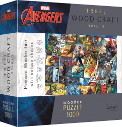 Drewniane puzzle Marvel Avengers 1000 elementów
