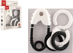 Gryzaki czarno-białe dla dzieci od urodzenia