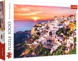 Puzzle Santorini Zachód Słońca 1000 Elementów