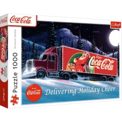 Puzzle 1000 elementów XMAS COCA-COLA Świąteczna ciężarówka