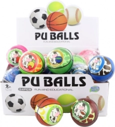 Piankowa piłeczka z motywem krówki 7 cm