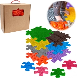 Woopie ortopedyczna sensoryczna mata Puzzle 7 el. + 4 małe