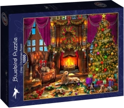 Puzzle Bluebird „Przytulny świąteczny pokój” 1000 elementów