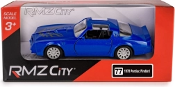 Metalowy model RMZ City PONTIAC Firebird 1978 1:32 niebieski