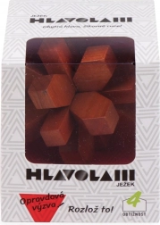 Drewniany główka Jeżyk