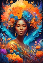 Puzzle moc kwiatów 1000 elementów