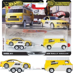 Hot Wheels Premium Team Transport Rally Hauler z BMW M3 E46 1:64