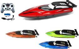 Motorówka R/C z ładowarką USB - różne kolory