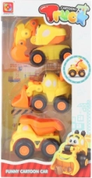 Zestaw pojazdów budowlanych dla najmłodszych